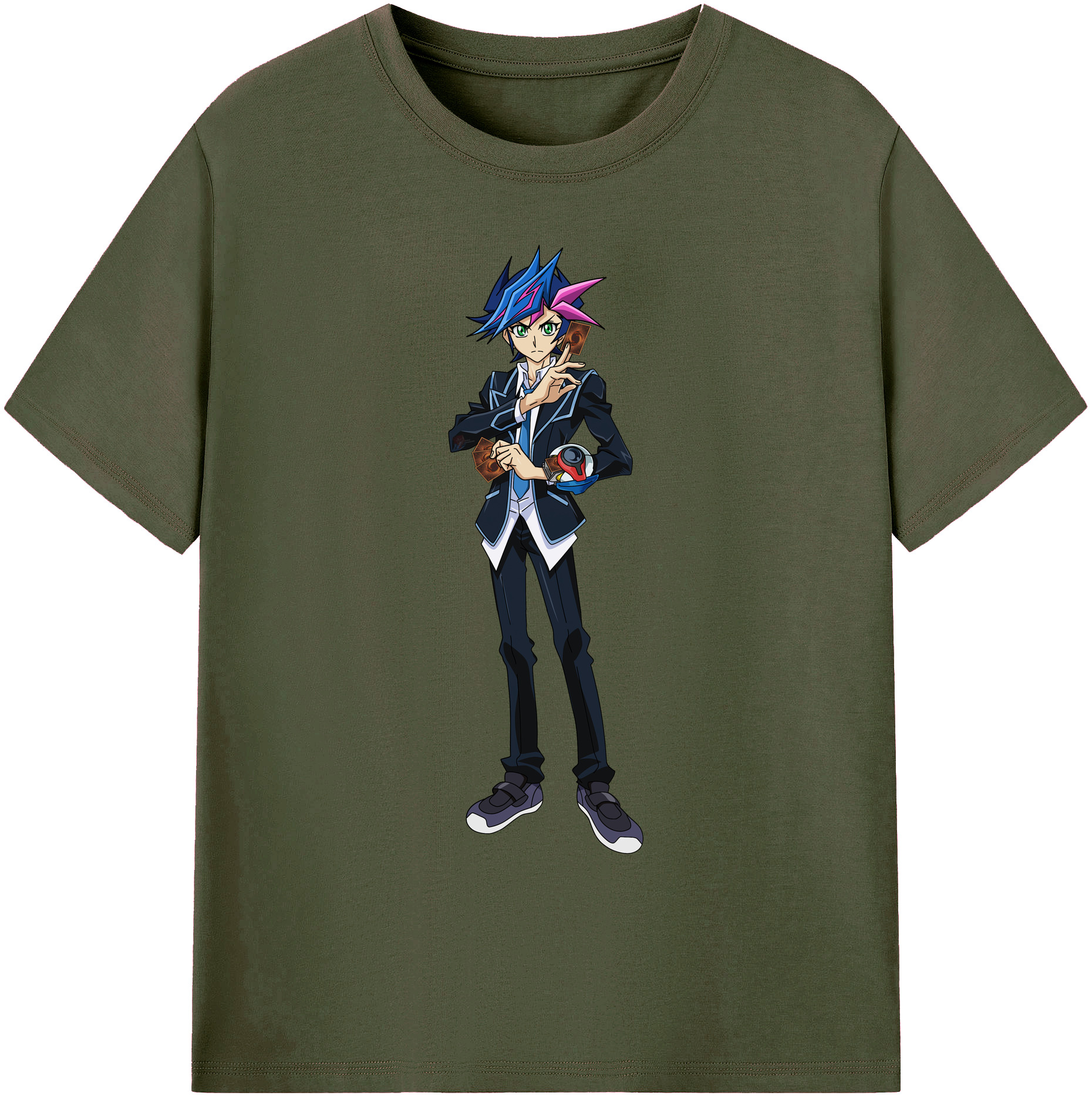（画像用） 遊☆戯☆王 Yu-Gi-Oh! 綿100％ メンズ半袖Tシャツ｜肌触りやわらか＆通気性